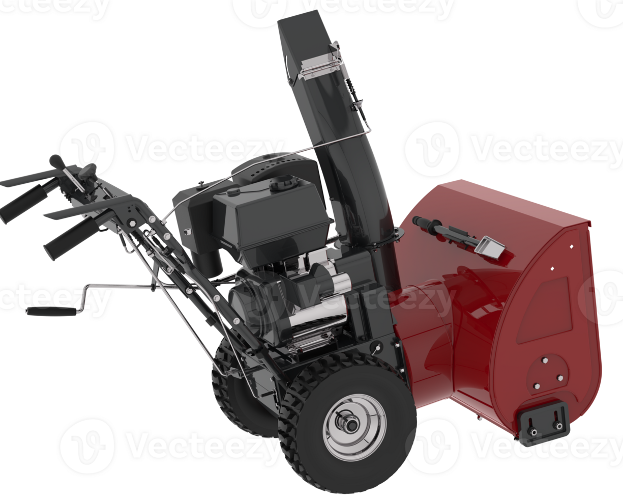 Gardening machinery isolated on background. 3d rendering - illustration png