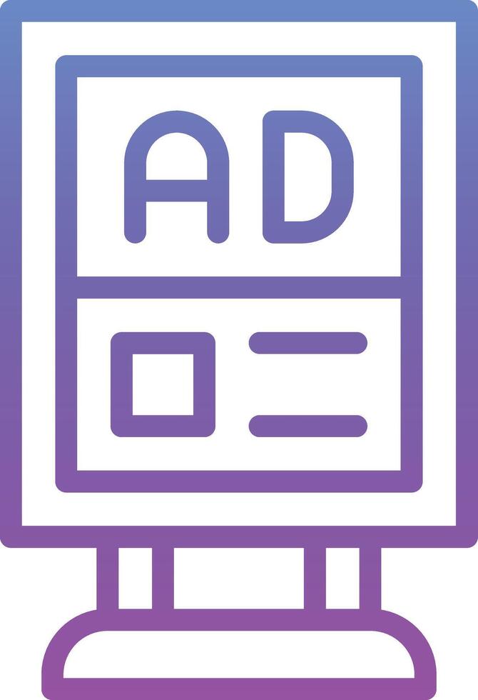 Signage Vector Icon
