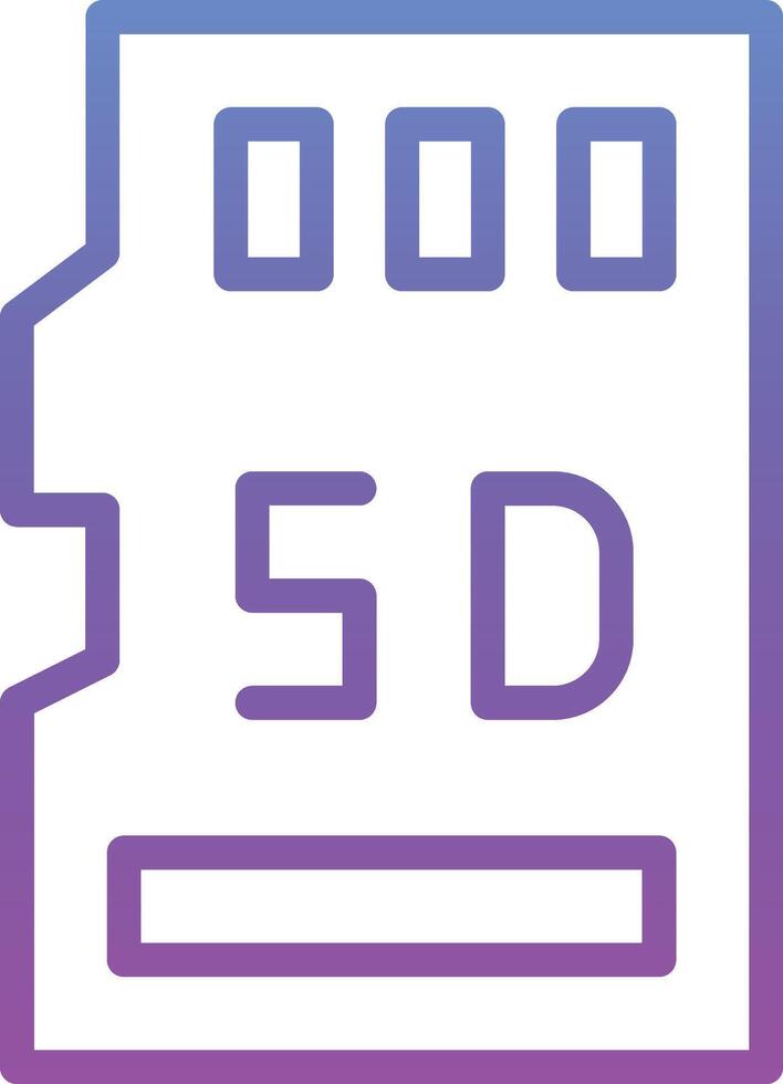 Sd Card Vector Icon