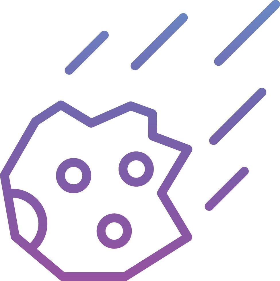Asteroid Vector Icon