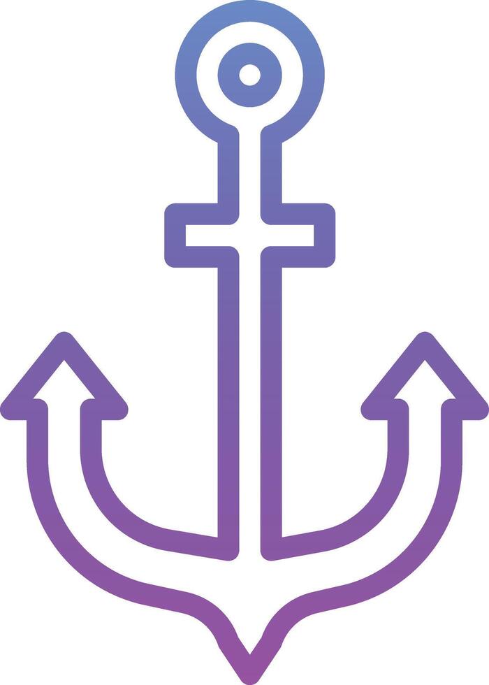 Ship Anchor Vector Icon