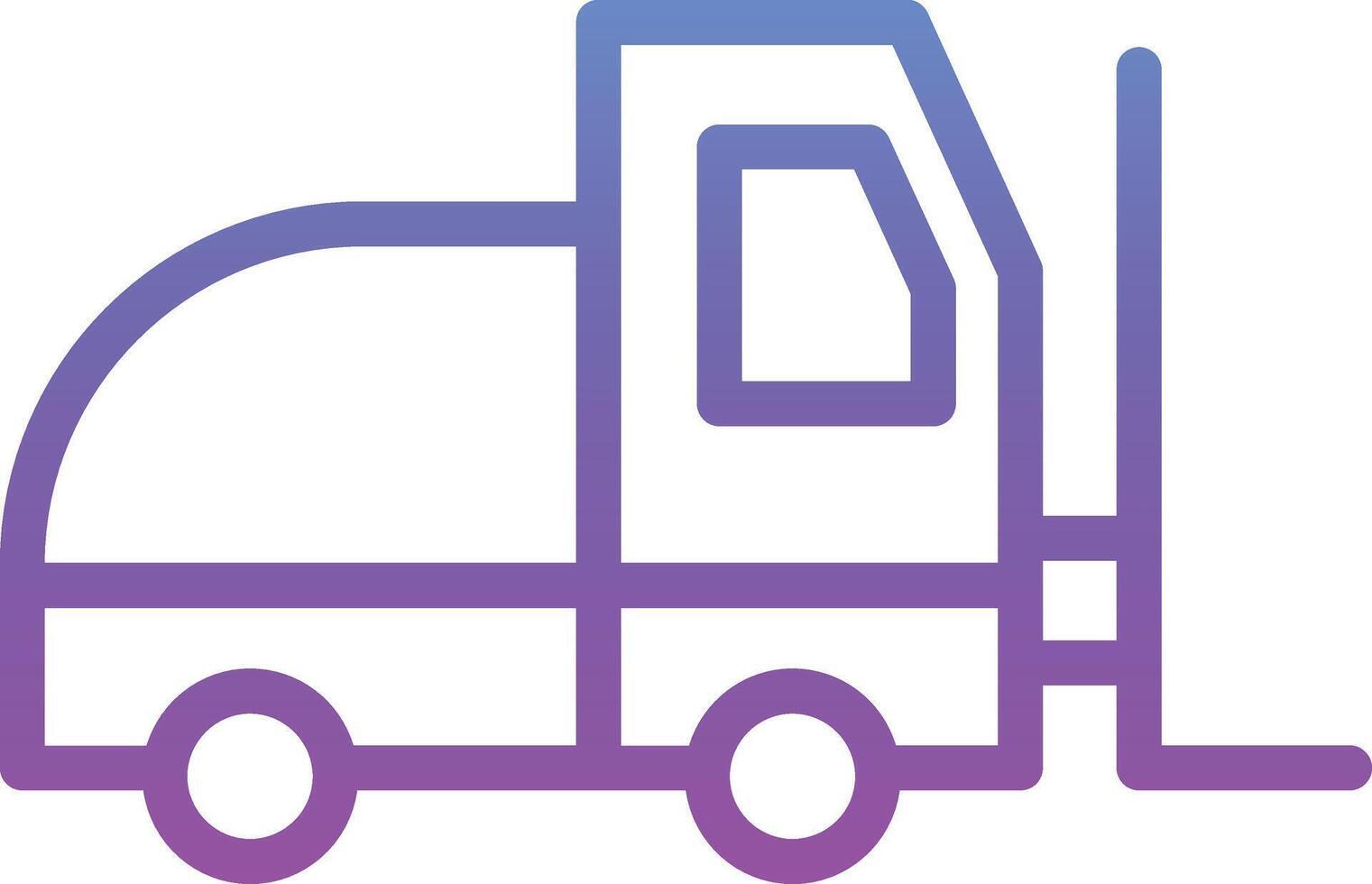 Forklift Vector Icon