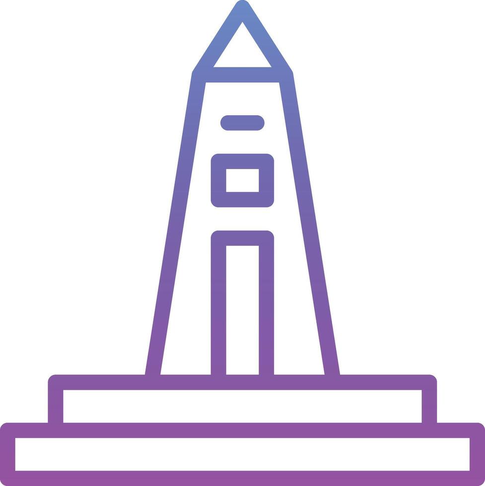 Obelisk Vector Icon