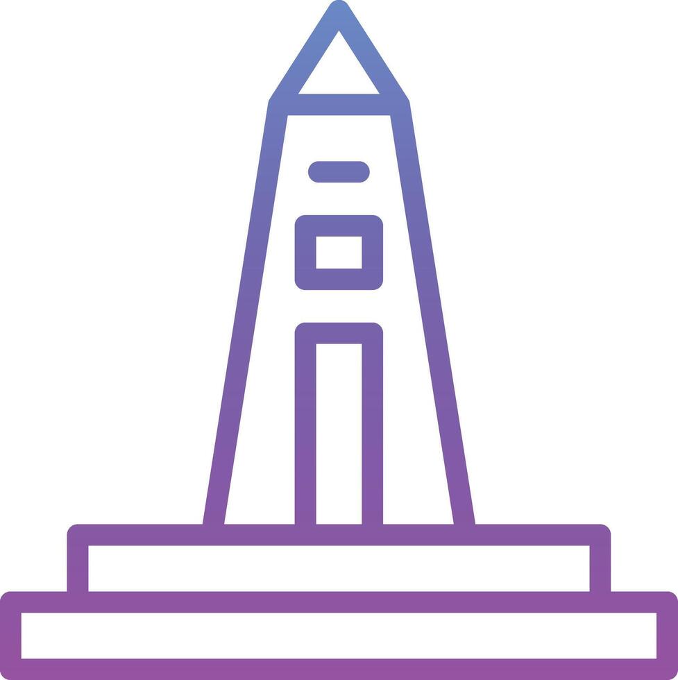 Obelisk Vector Icon