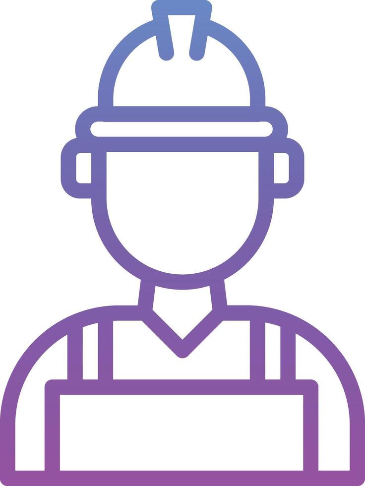 Oil Worker Vector Icon