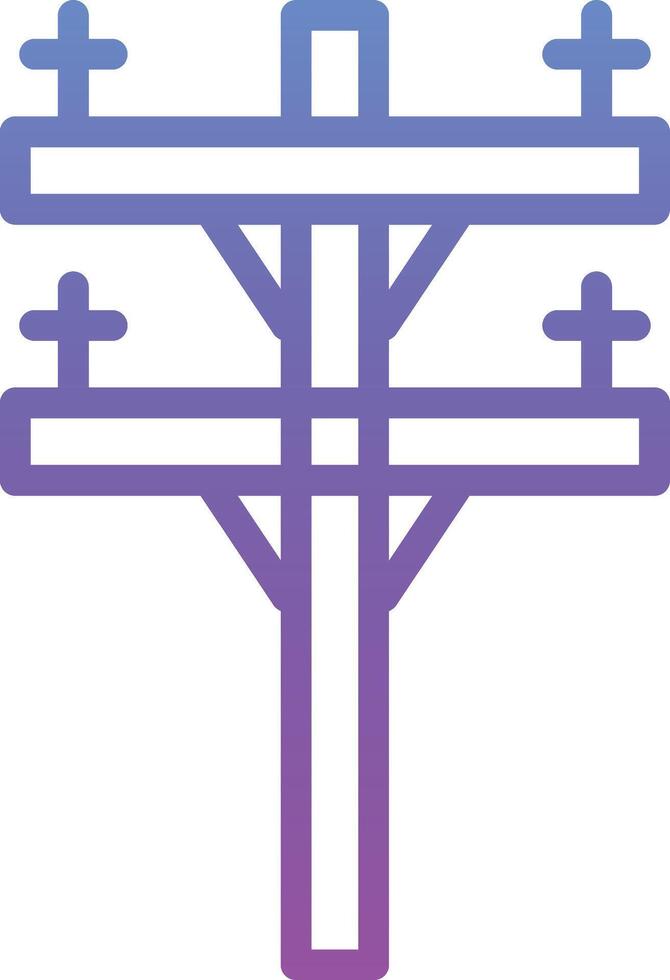 Electric Pole Vector Icon