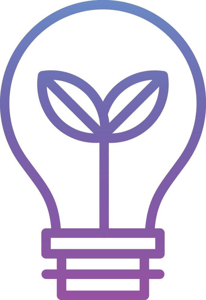 Ecologic Bulb Vector Icon