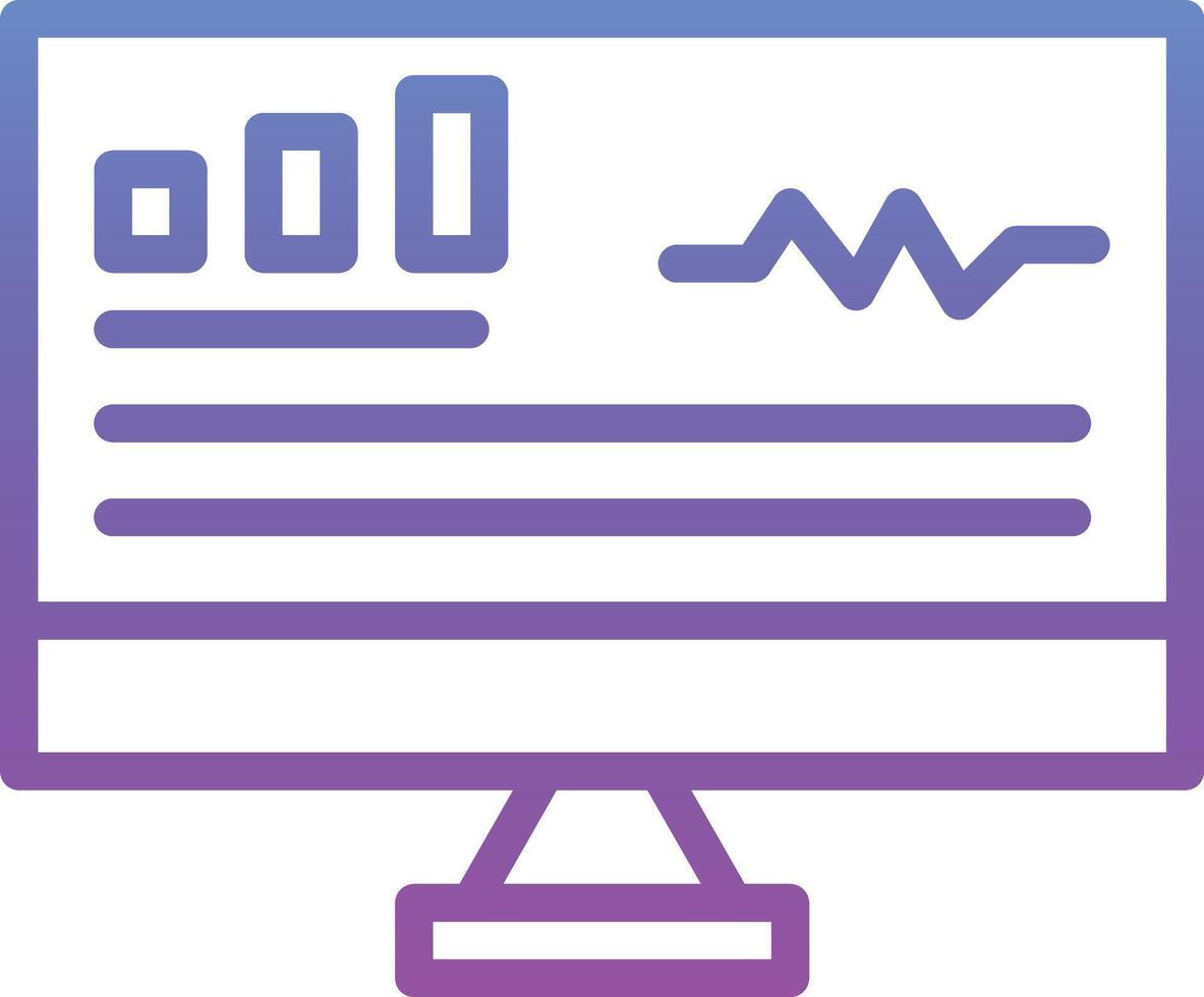 Monitoring Vector Icon