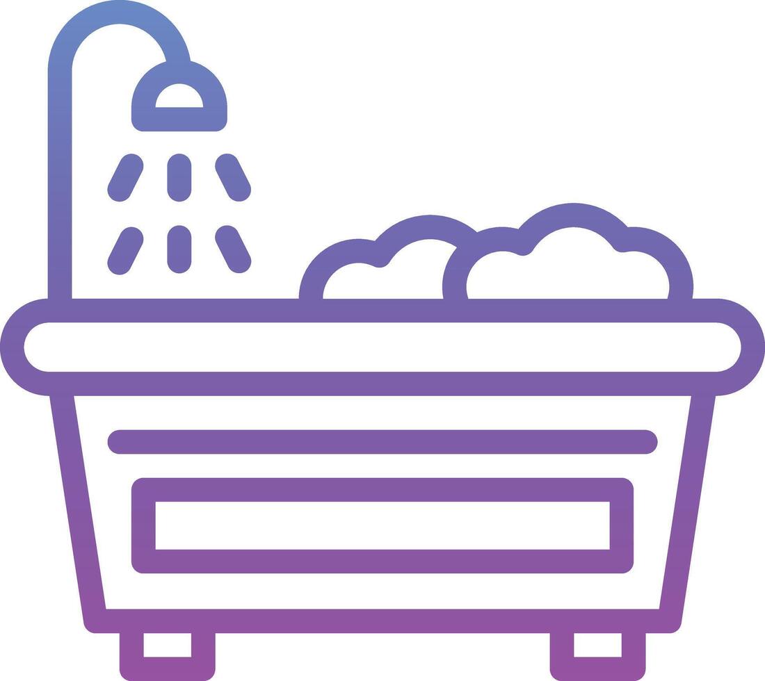 Bathtub Vector Icon