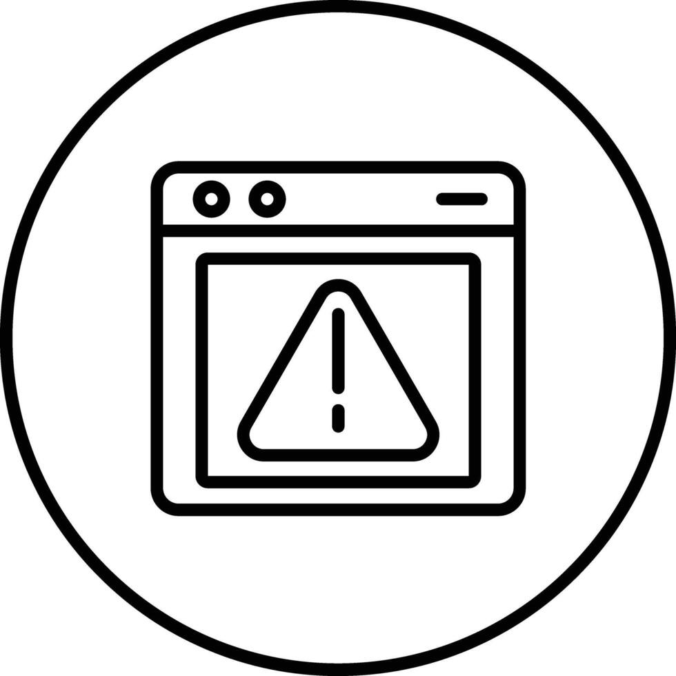 Error Vector Icon