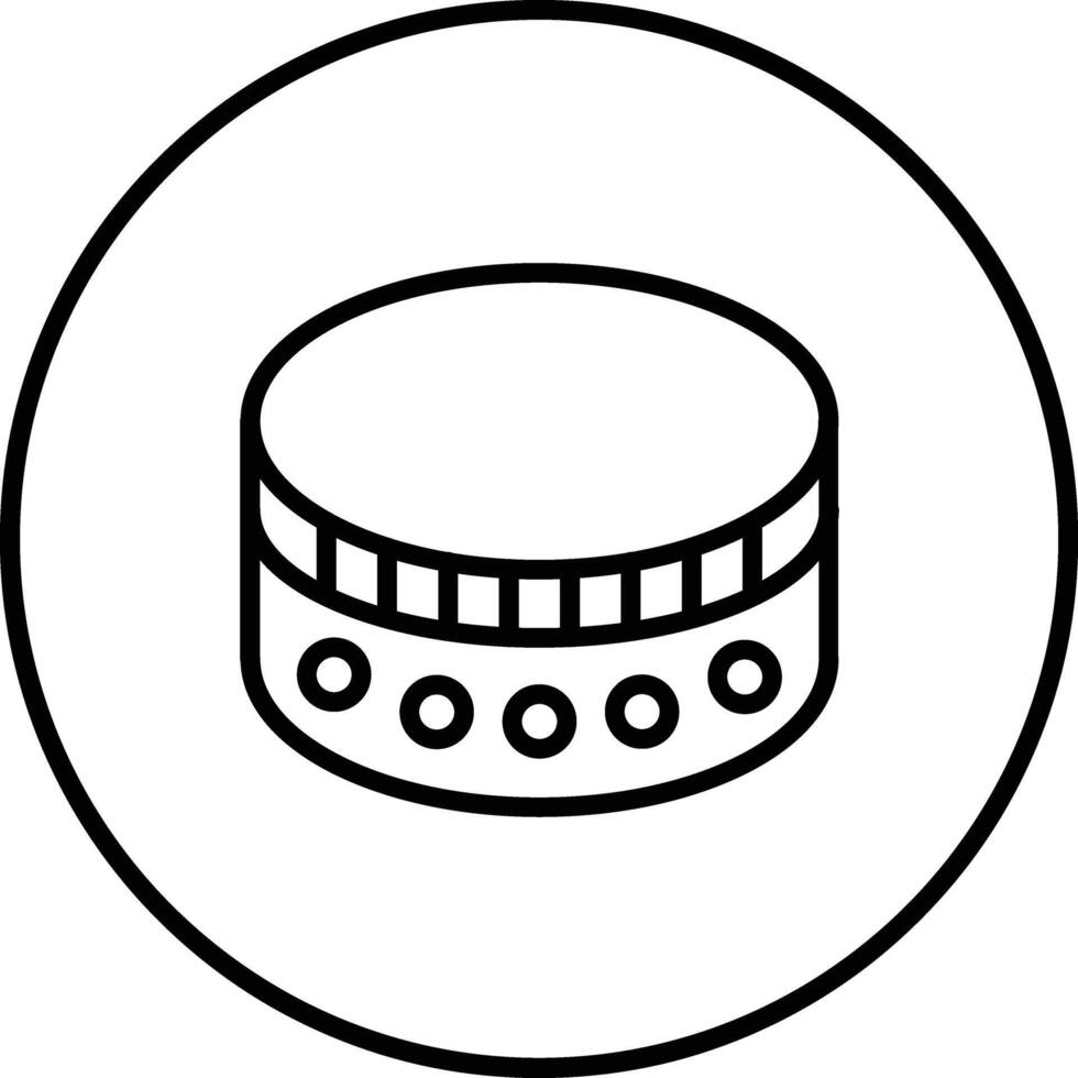 Tambourine Vector Icon