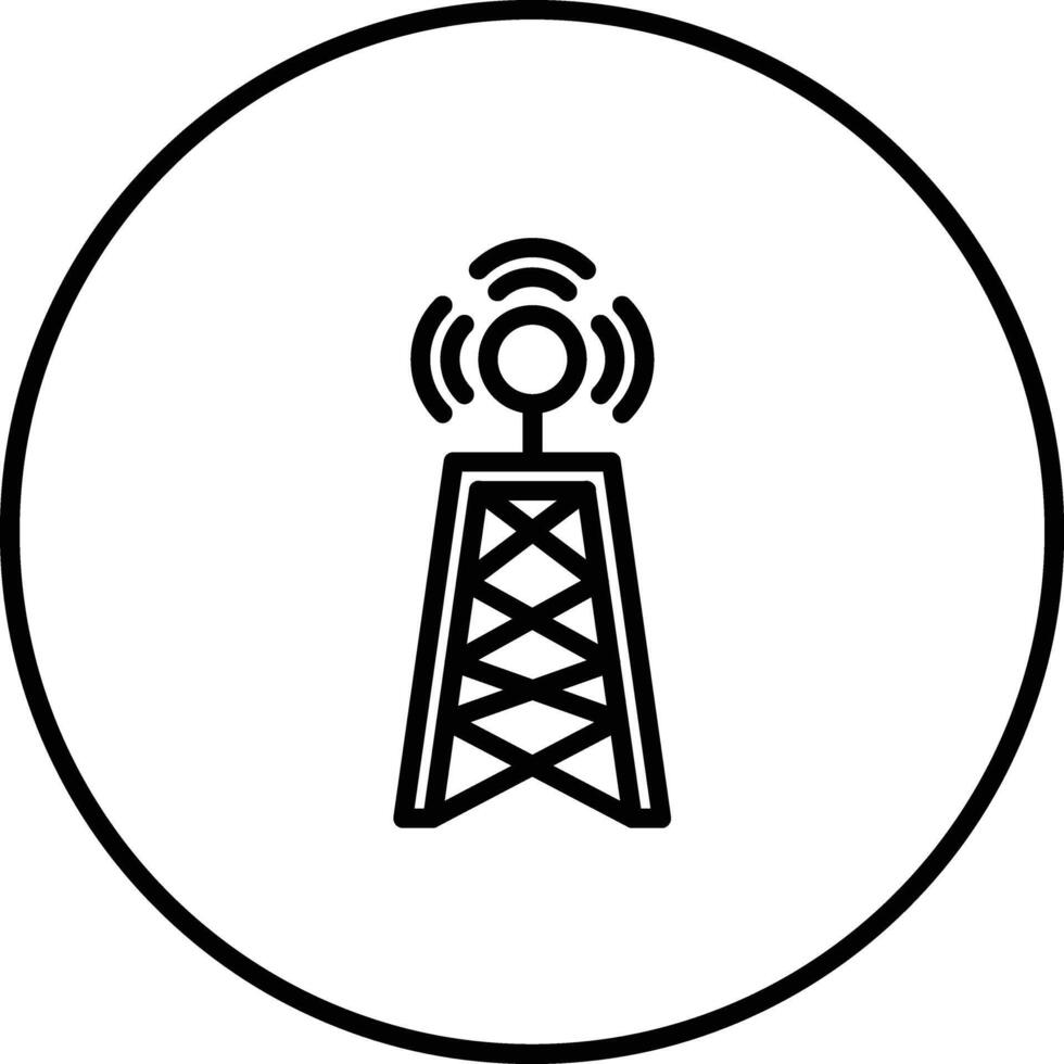 Broadcast Vector Icon