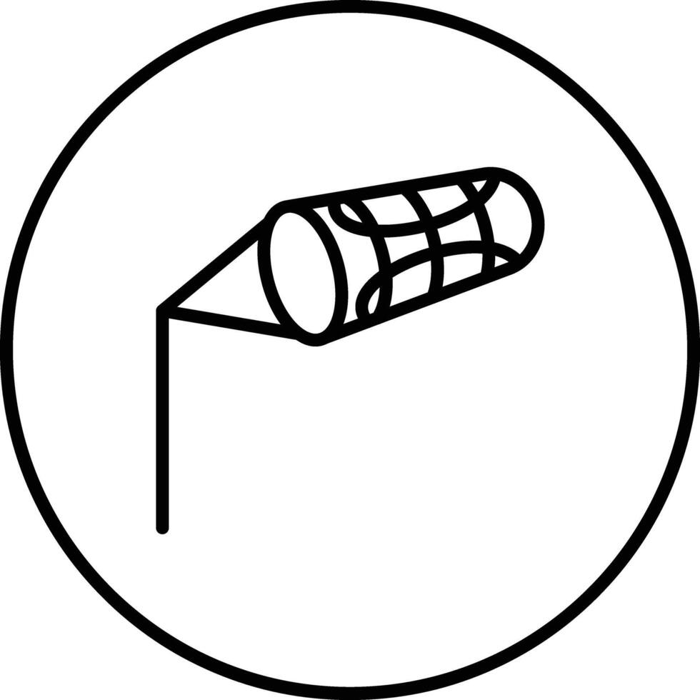 Windsock Vector Icon