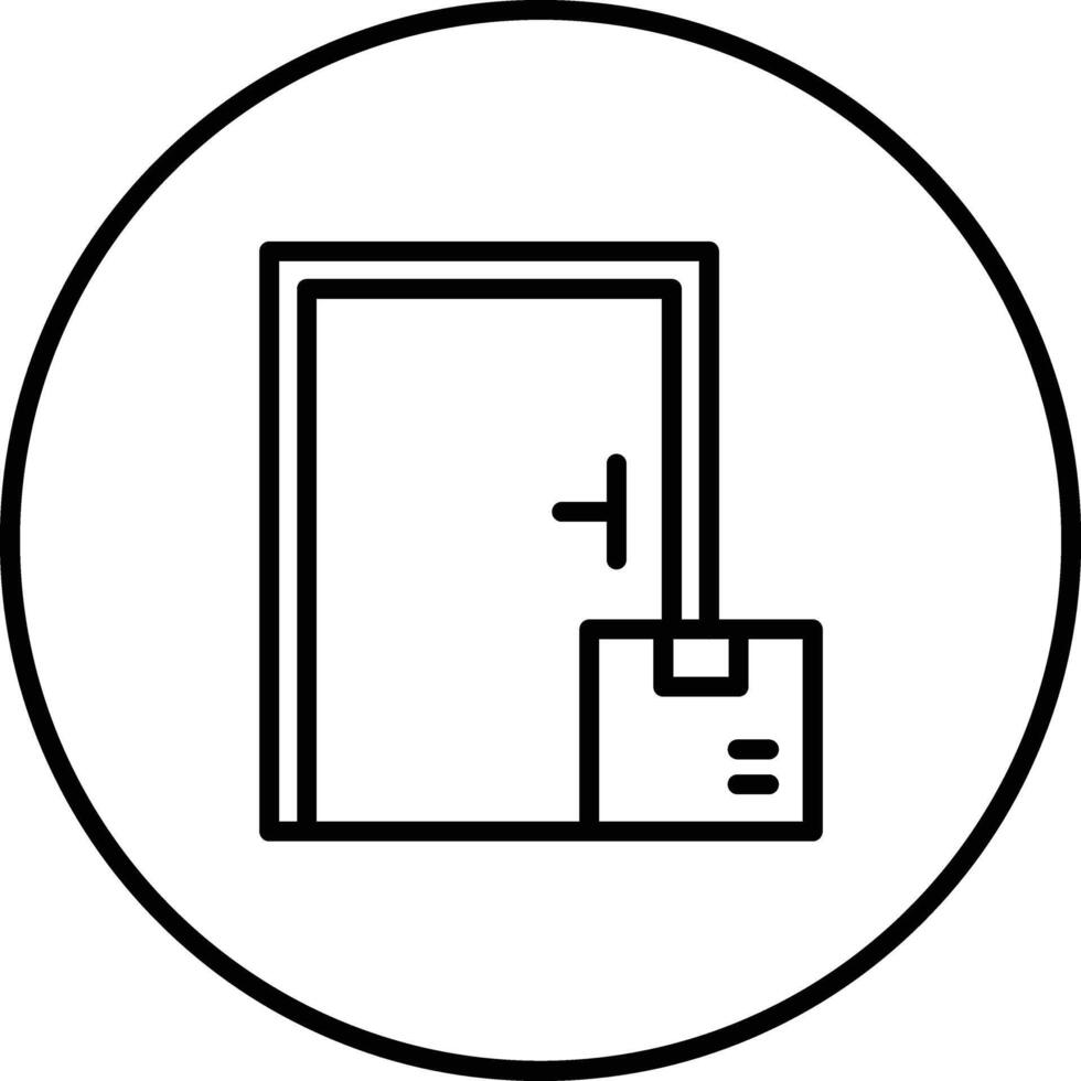 Door Delivery Vector Icon
