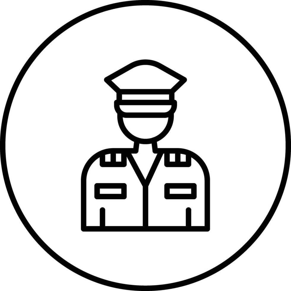 Army Captain Vector Icon