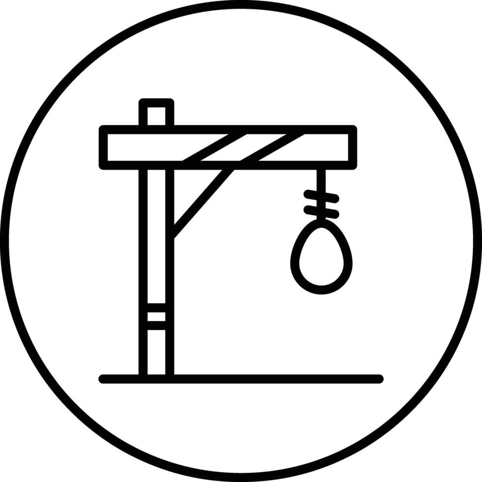 Gallows Vector Icon