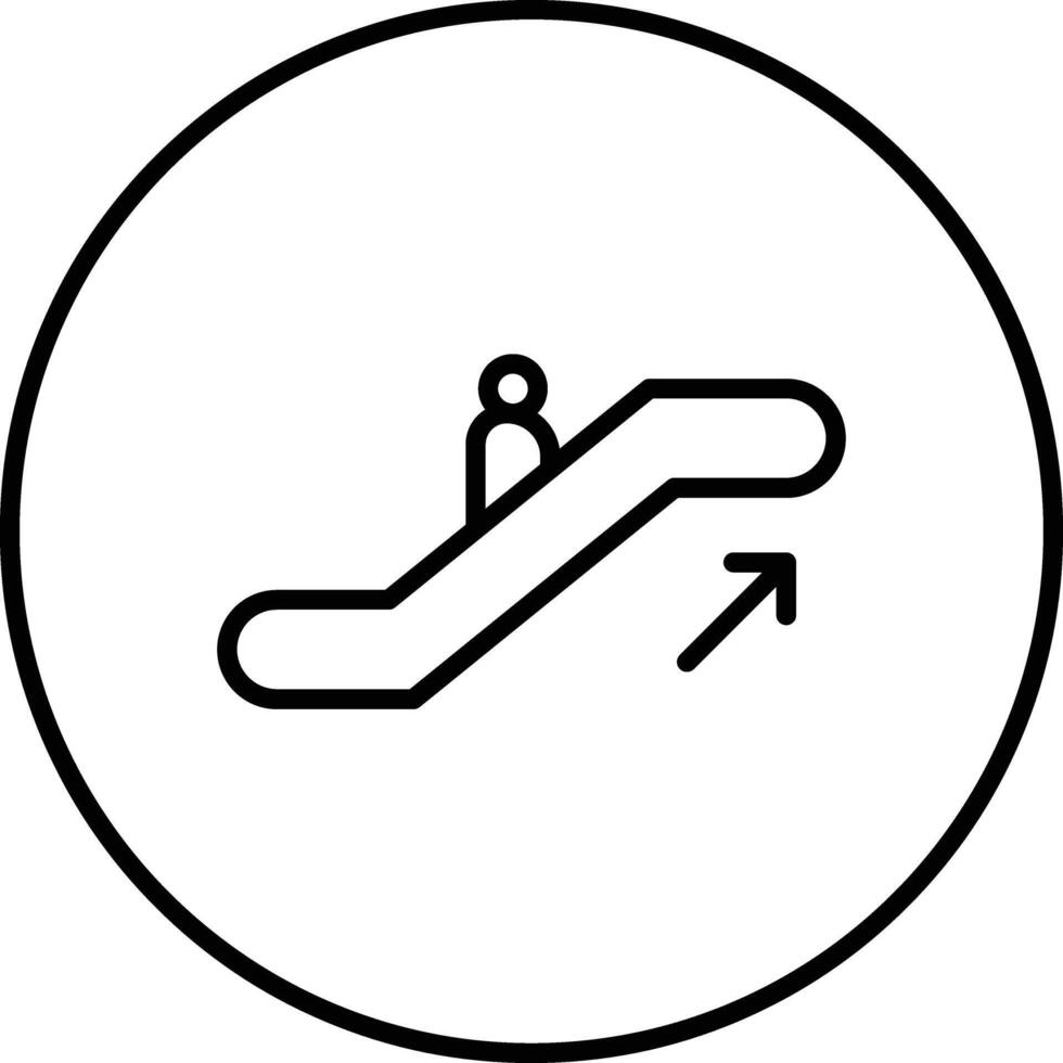 Escalator Vector Icon