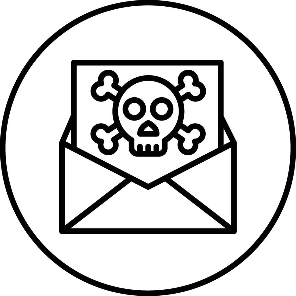 Email Hacked Vector Icon