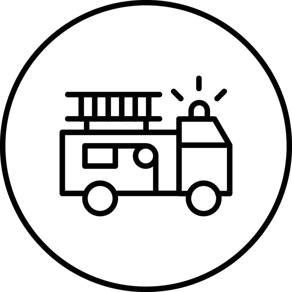 Fire Truck Vector Icon