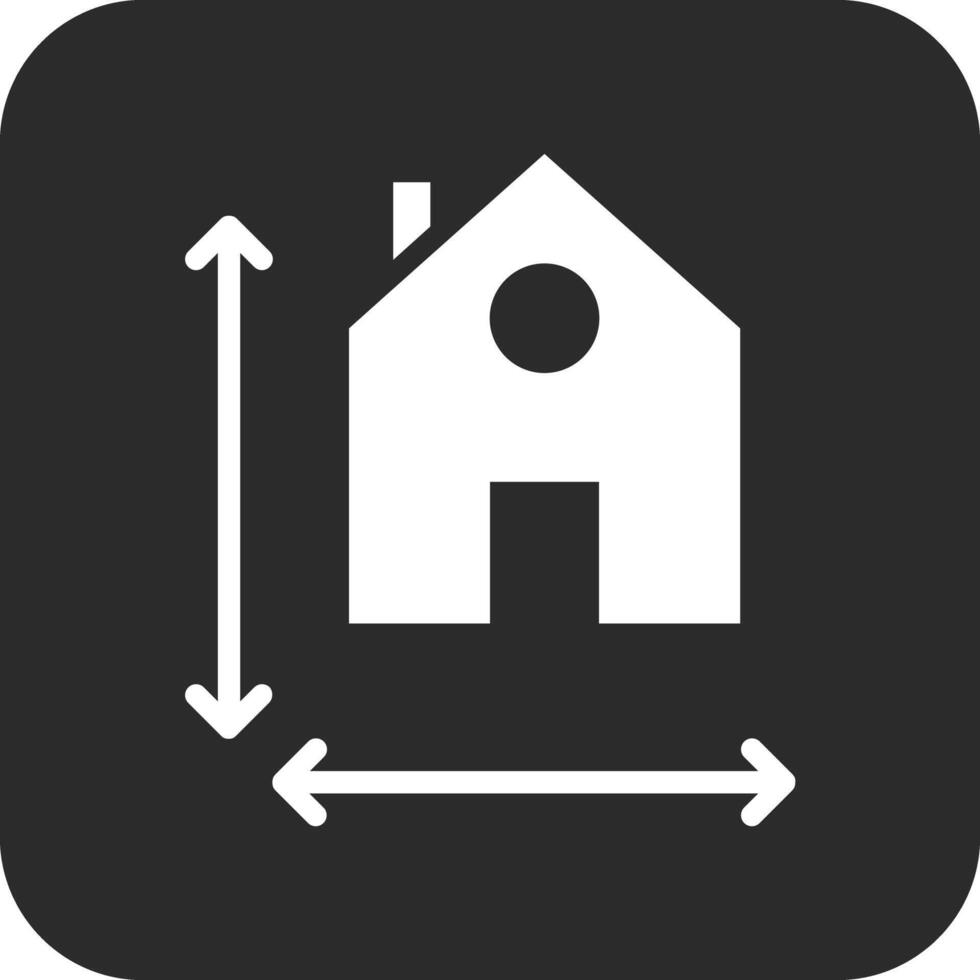 House Measurement Vector Icon