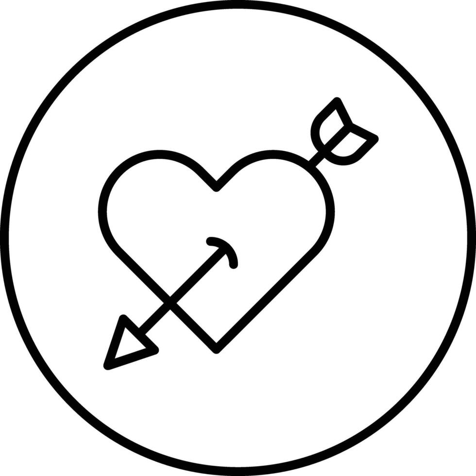 Heart Arrow Vector Icon