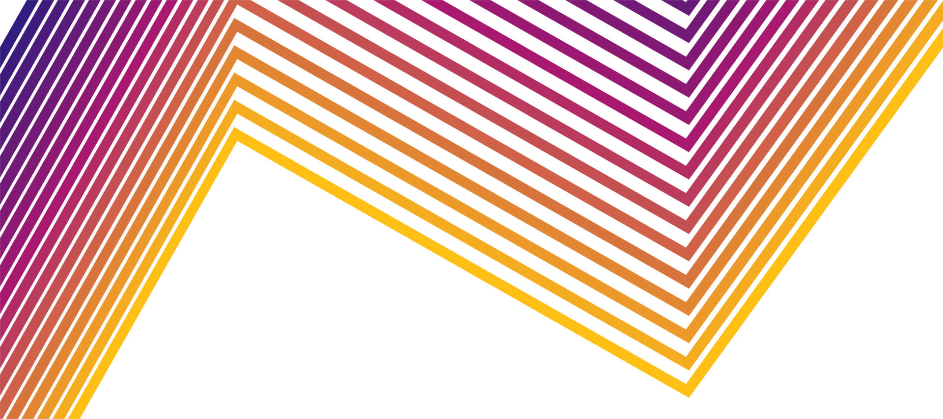 purple yellow gradient geometric outline stripes design transparent png