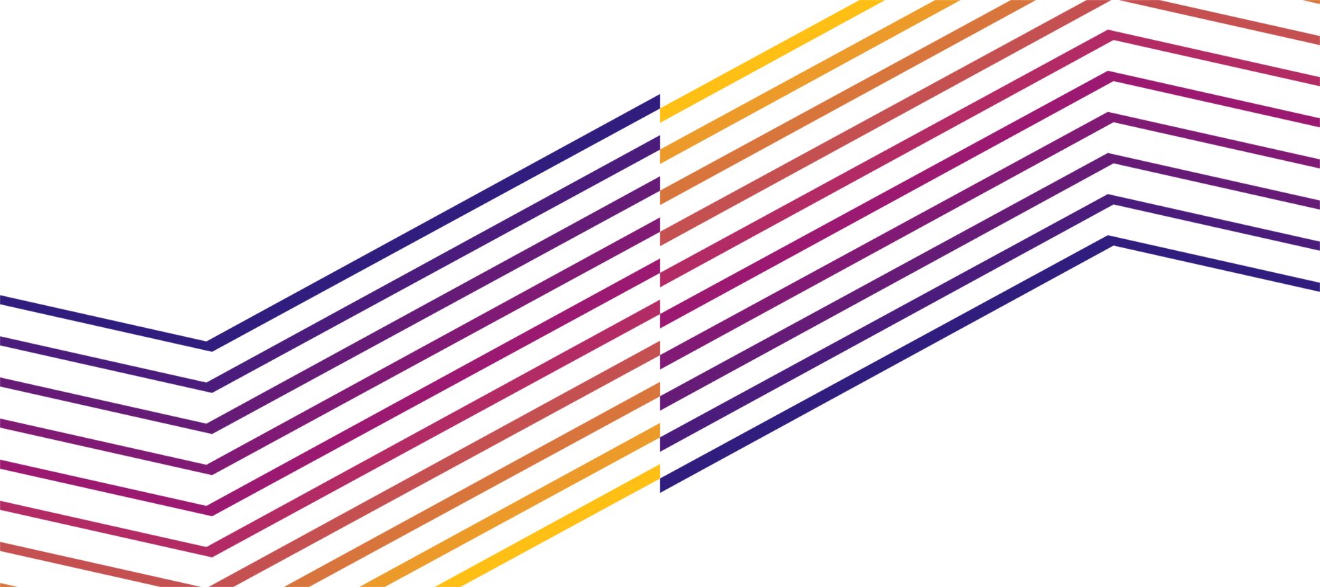 rainbow gradient wave geometric outline stripes design transparent png