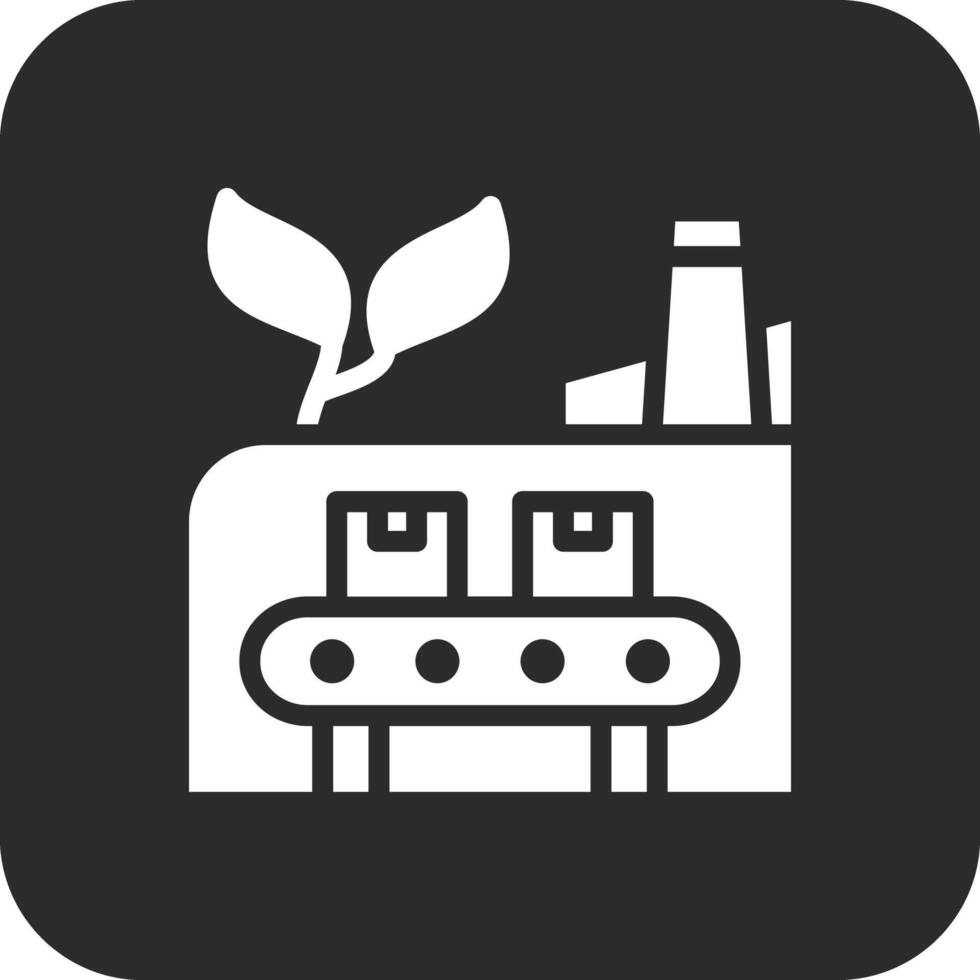 Eco Factory Vector Icon