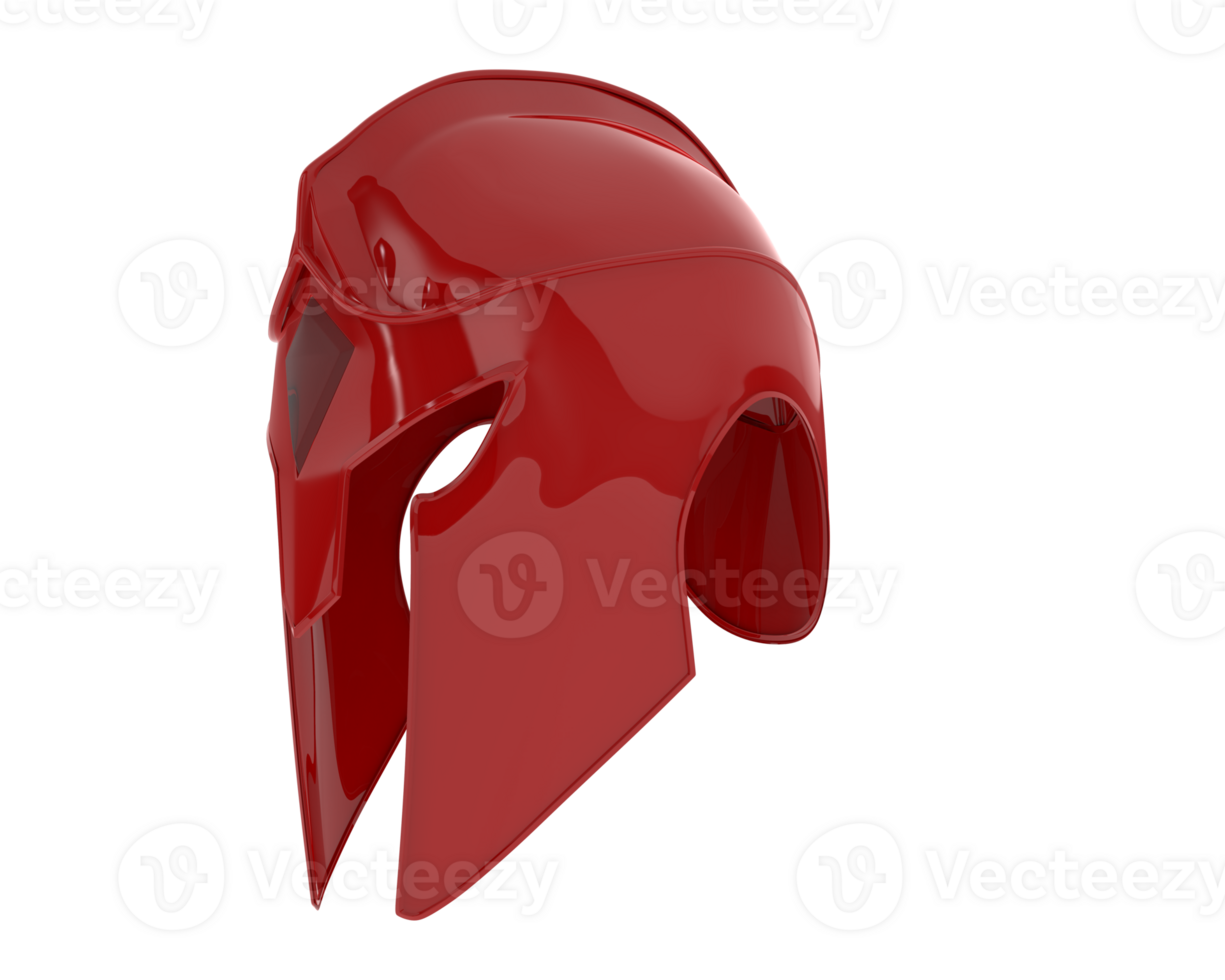 medieval casco aislado en antecedentes. 3d representación - ilustración png