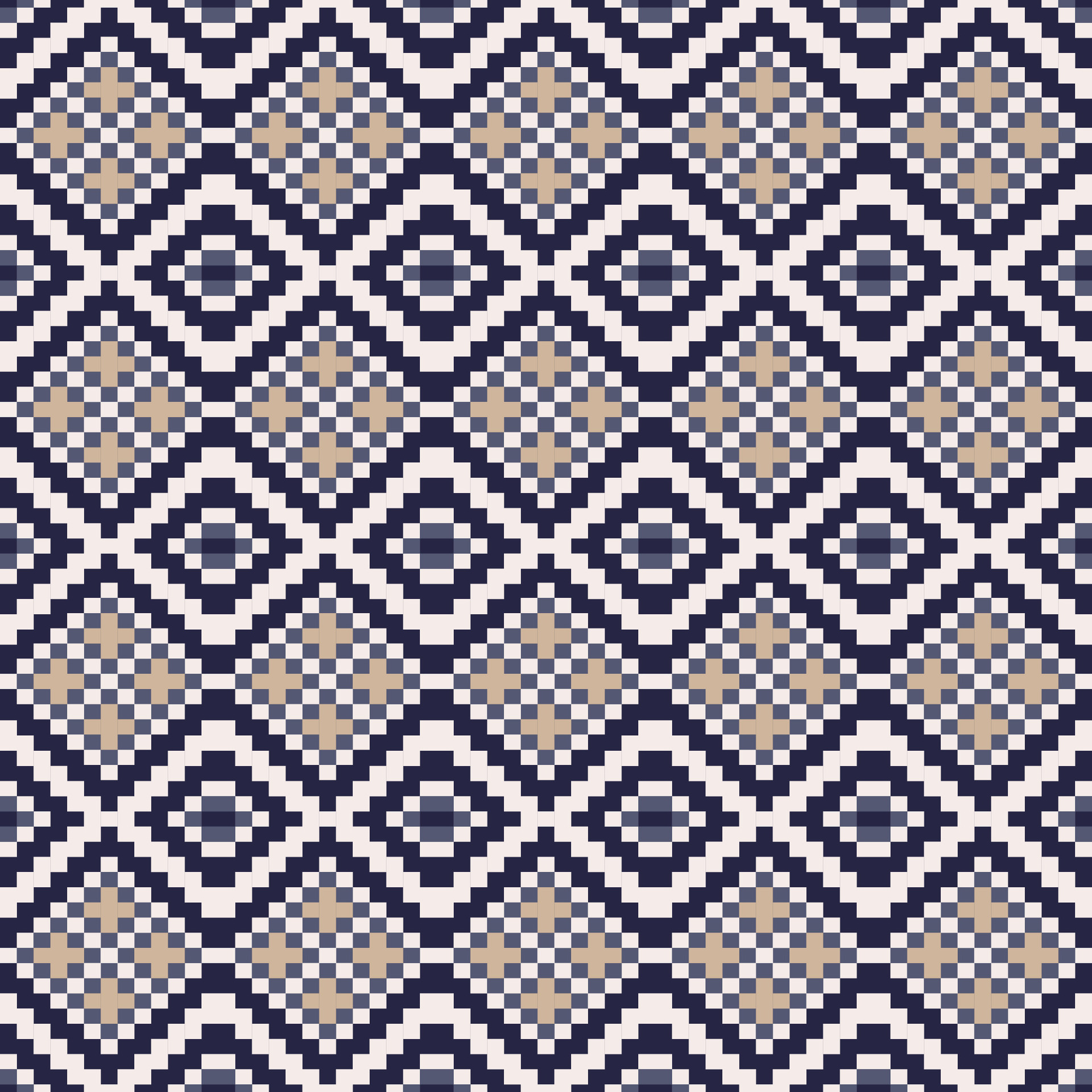 Geometric Pixel Art Seamless Pattern. Vector design for wallpaper and ...