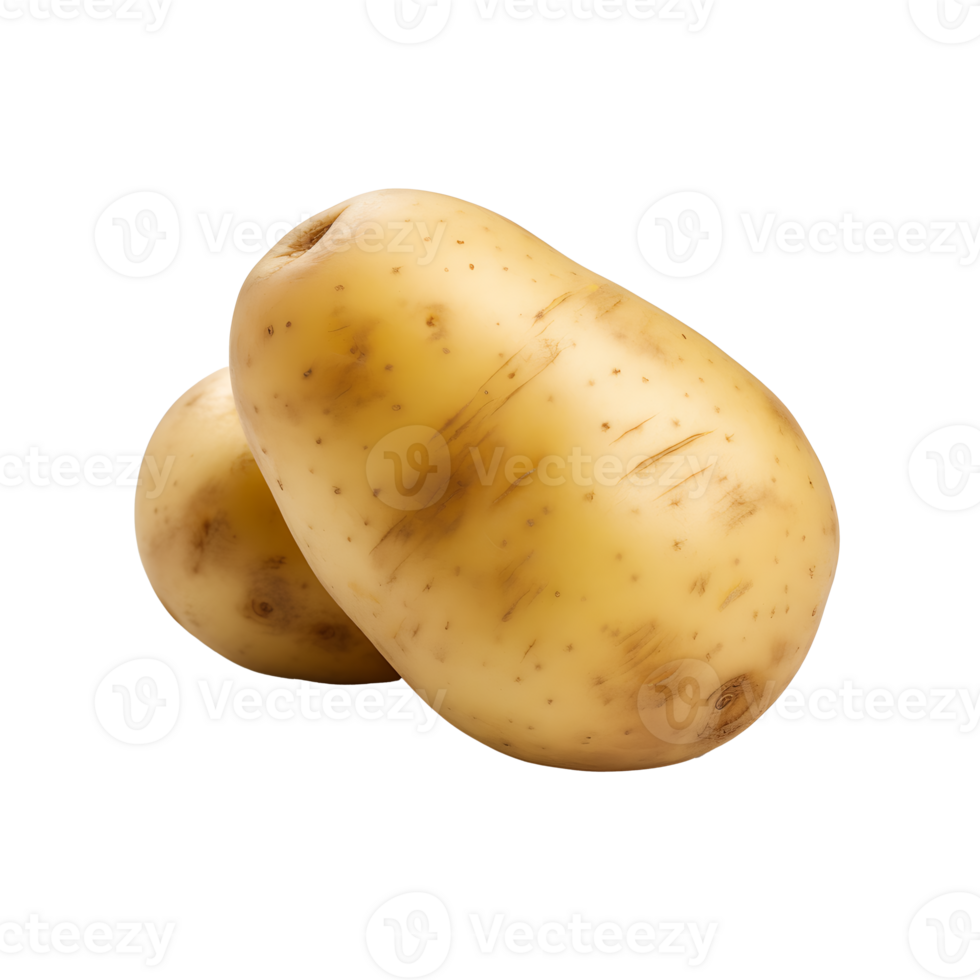 AI generated Potato vegetable icon isolated transparent background png