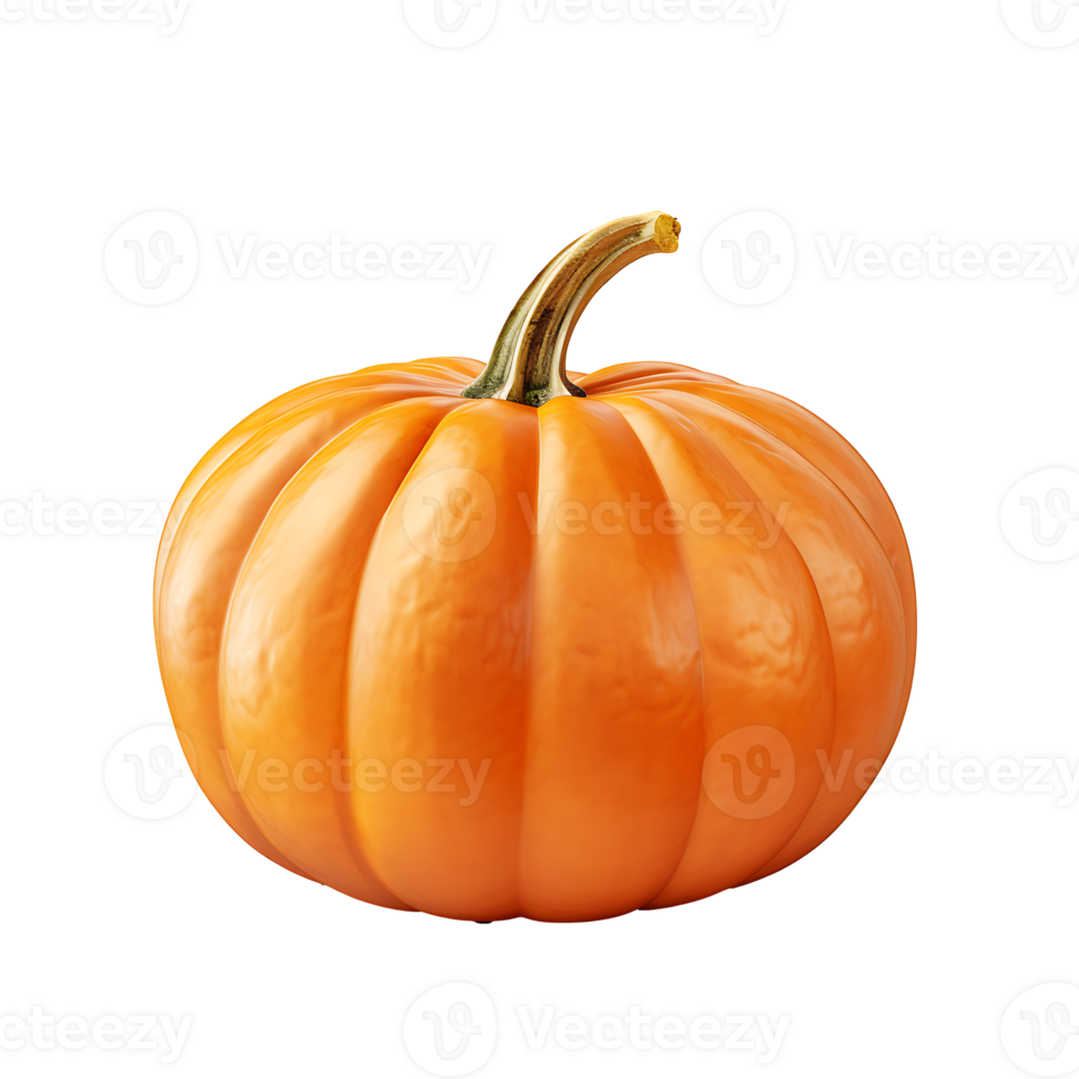 AI generated Pumpkin vegetable icon isolated transparent background png