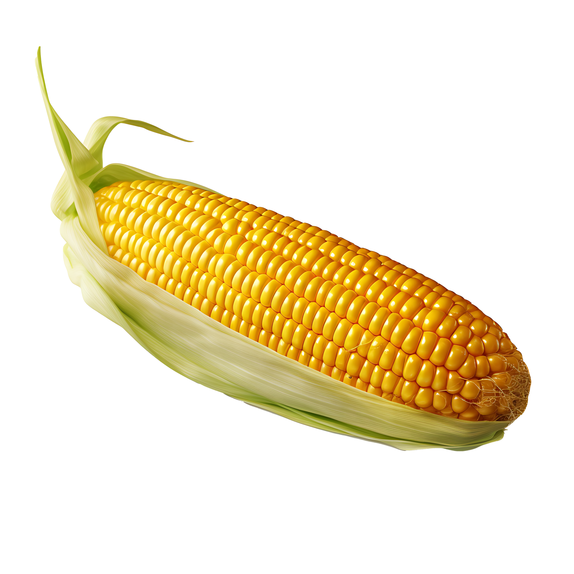 AI generated Corn vegetable icon isolated transparent background