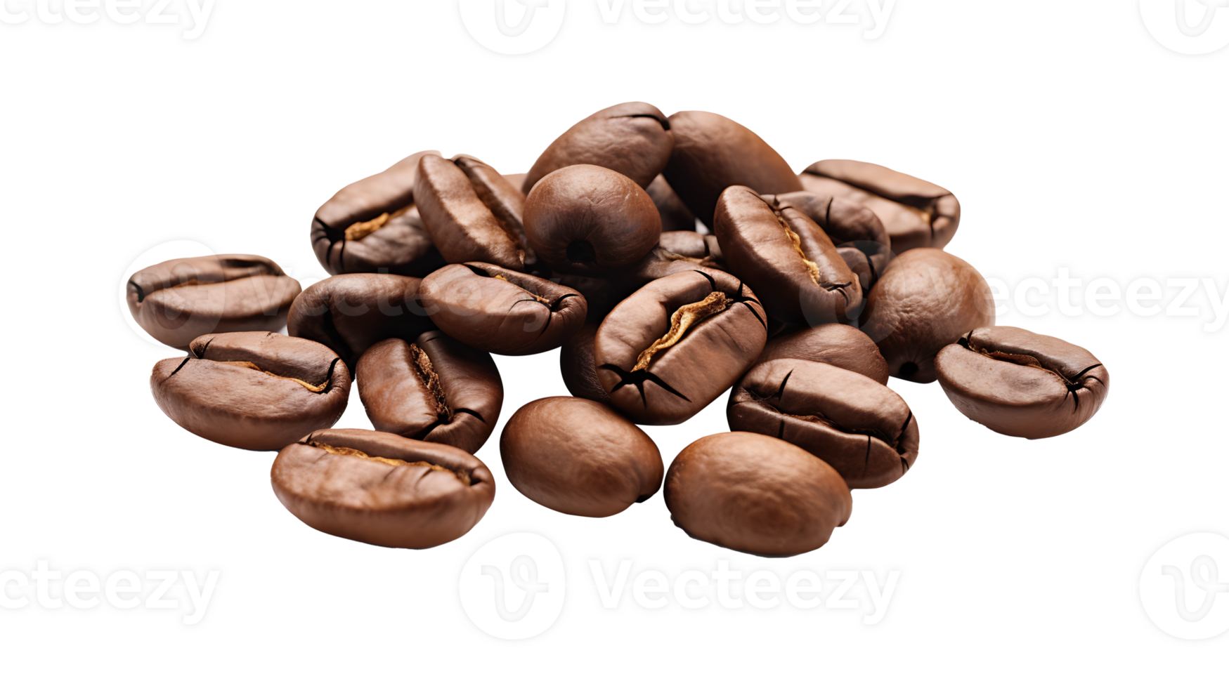 AI generated Coffee icon isolated transparent background png