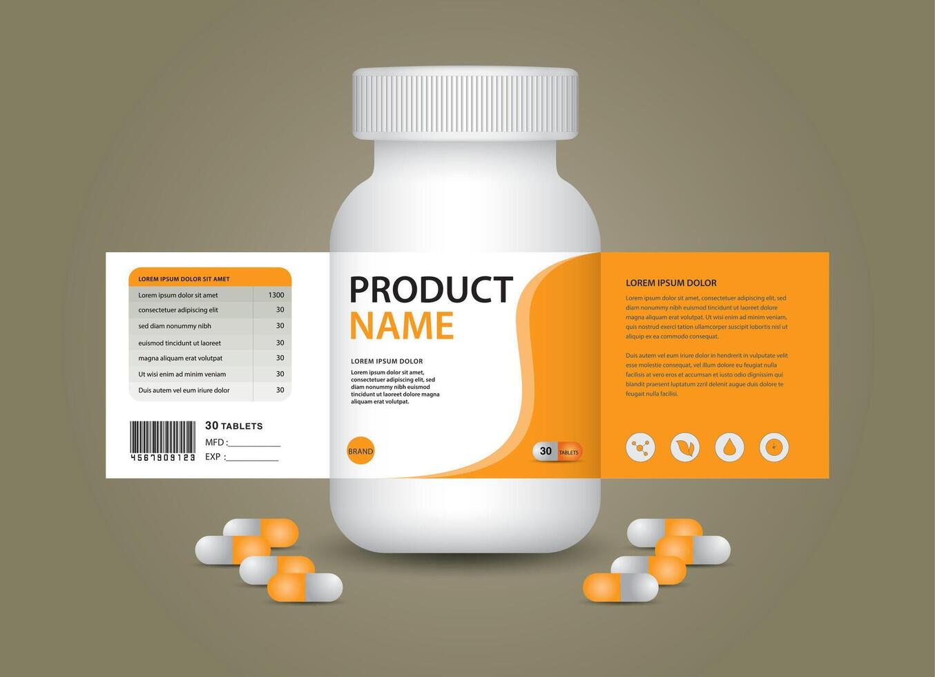 medicine label vector art, icons, and graphics for free download