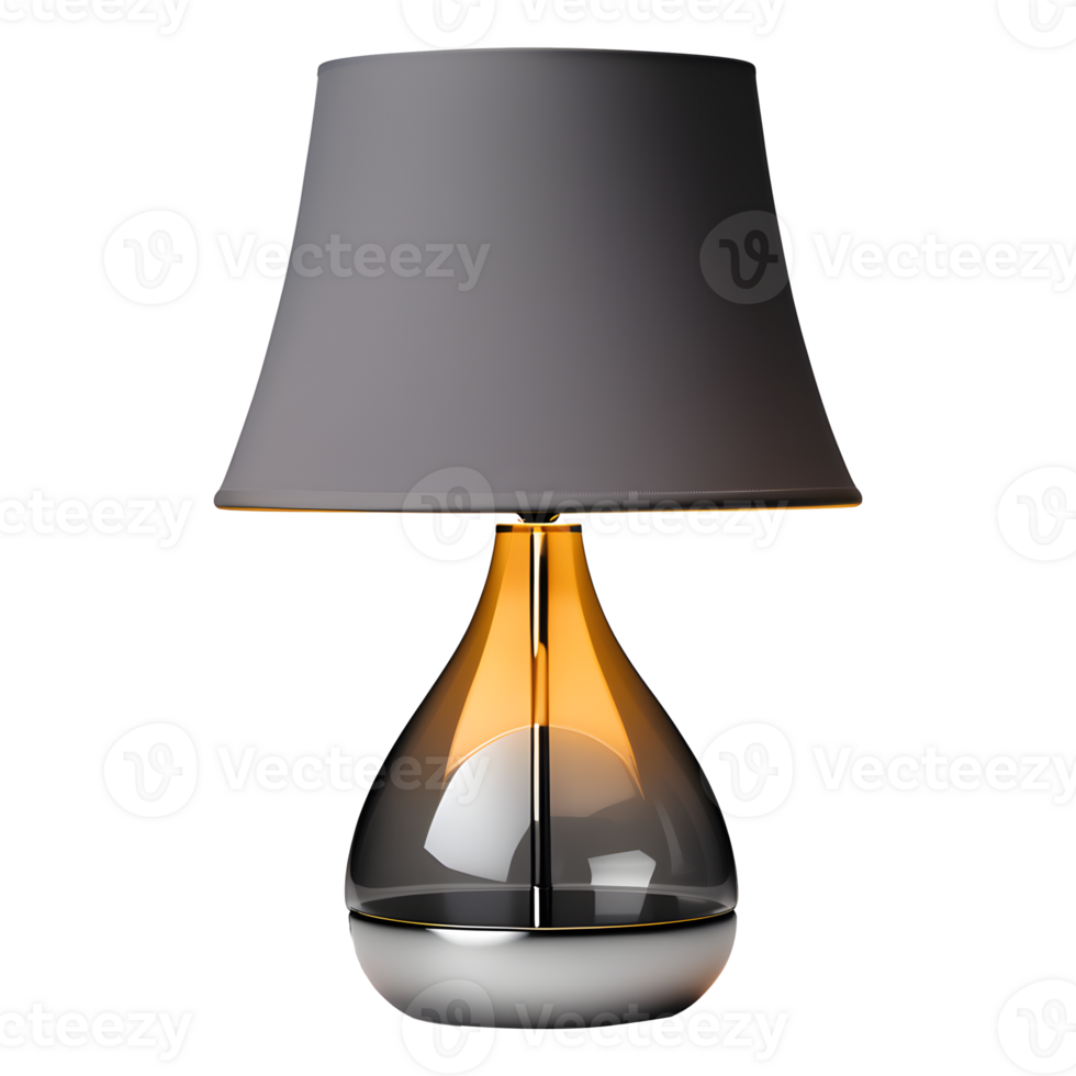 AI generated Table Lamp Isolated on Transparent Background png