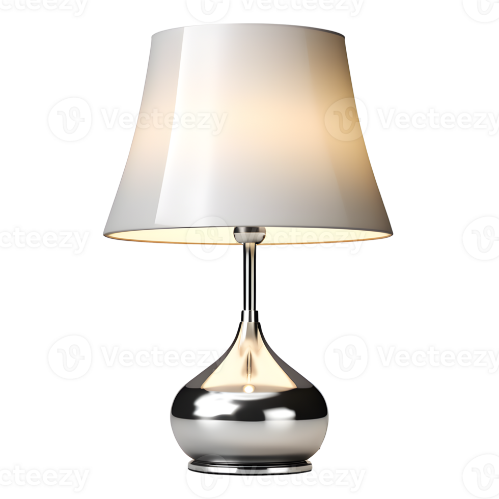 AI generated Table Lamp Isolated on Transparent Background png