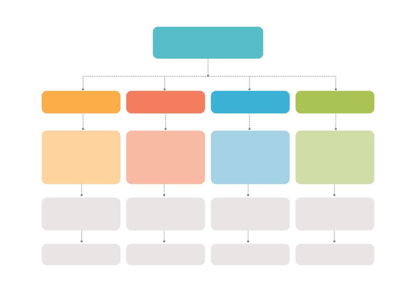 Infographic, Flowchart, Workflow, diagram, organization chart, vector illustration.