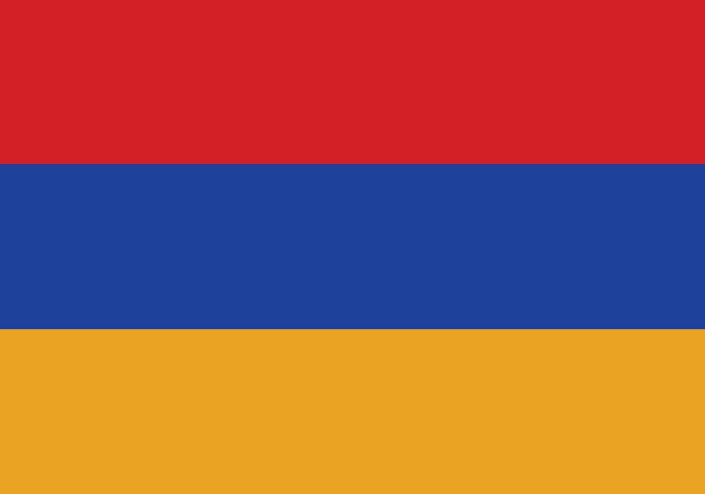 Armenia nacional oficial bandera símbolo, bandera vector ilustración.