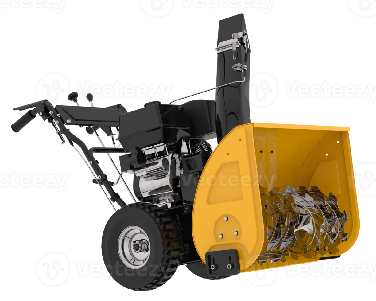 Gardening machinery isolated on background. 3d rendering - illustration png