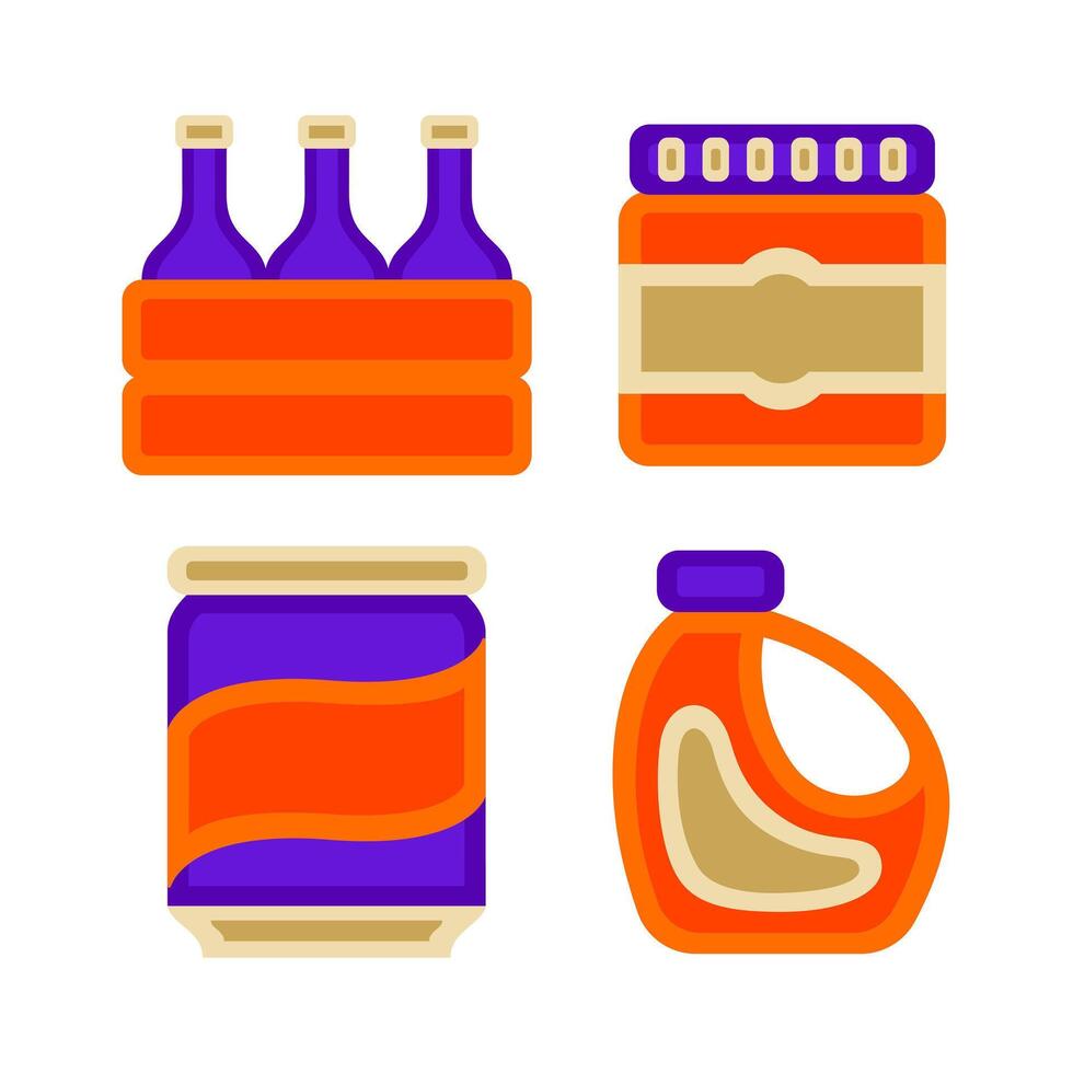 supermarket element vector illustration