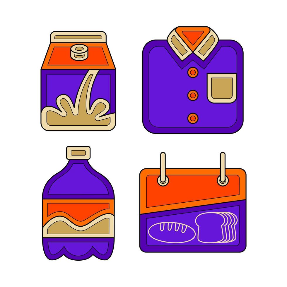 supermarket element vector illustration