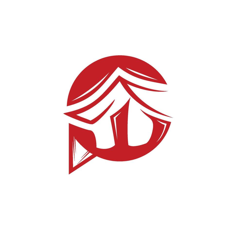 Logo Letter WP food stalls Vector