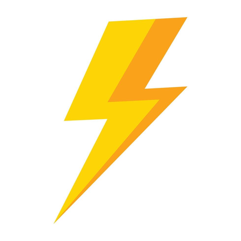 lightning bolts icon. vector