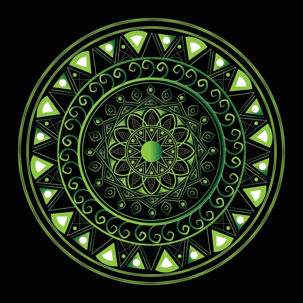 Luxury mandala design vector