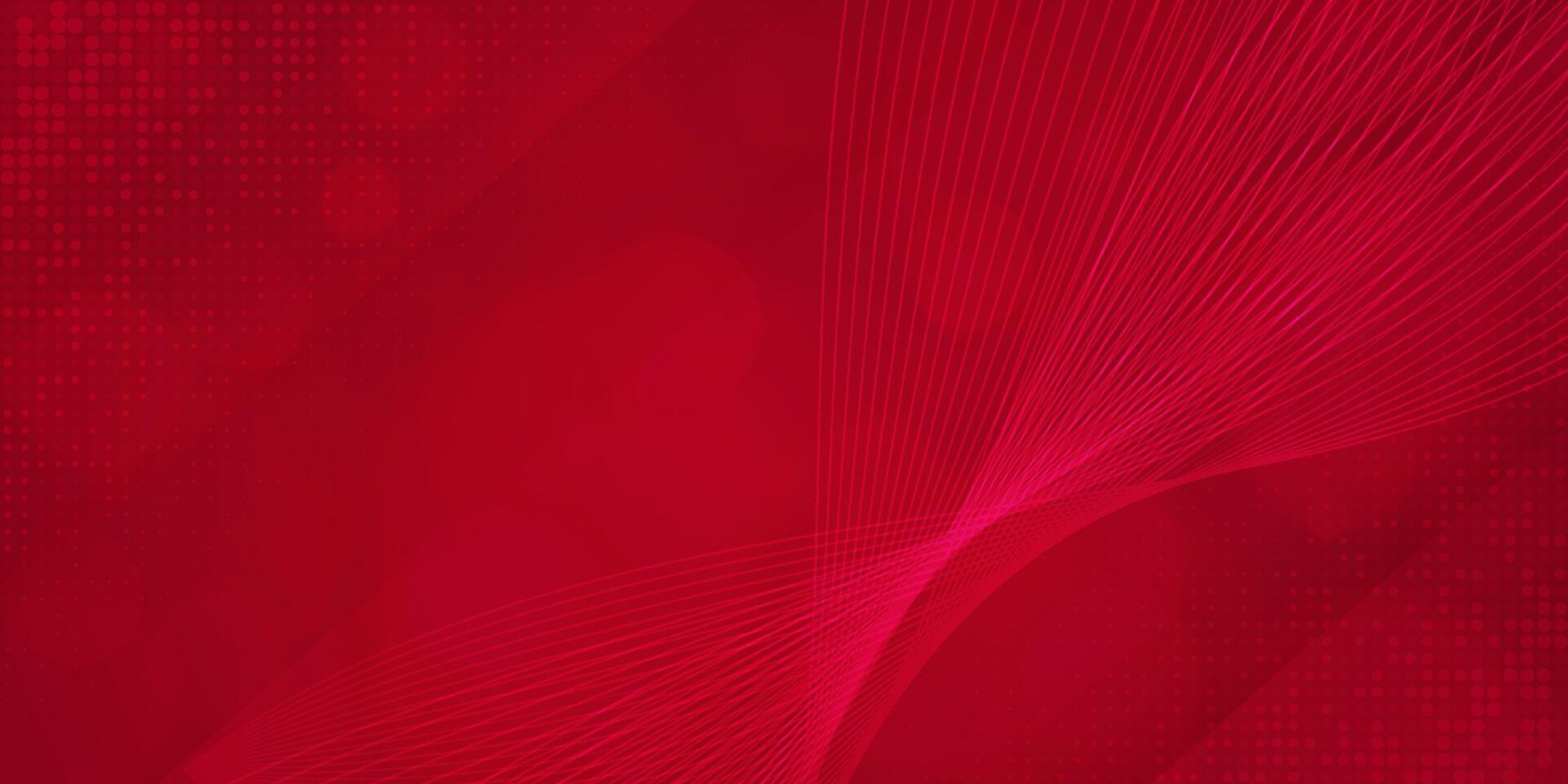 Digital technology futuristic internet network connection red background, abstract cloud cyber information communication, Ai big data science, innovation future tech, line dot illustration vector 3d