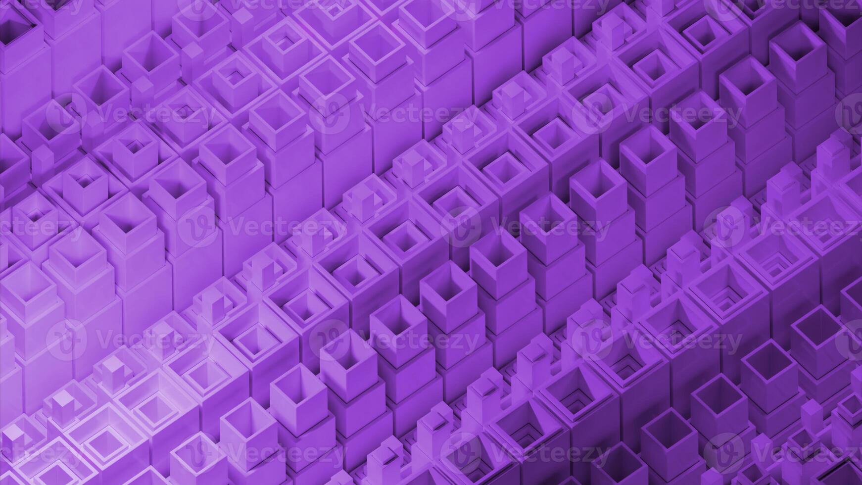 Pink and purple mosaic squares. Design. Cartoon animation with bouncing and white strokes. photo