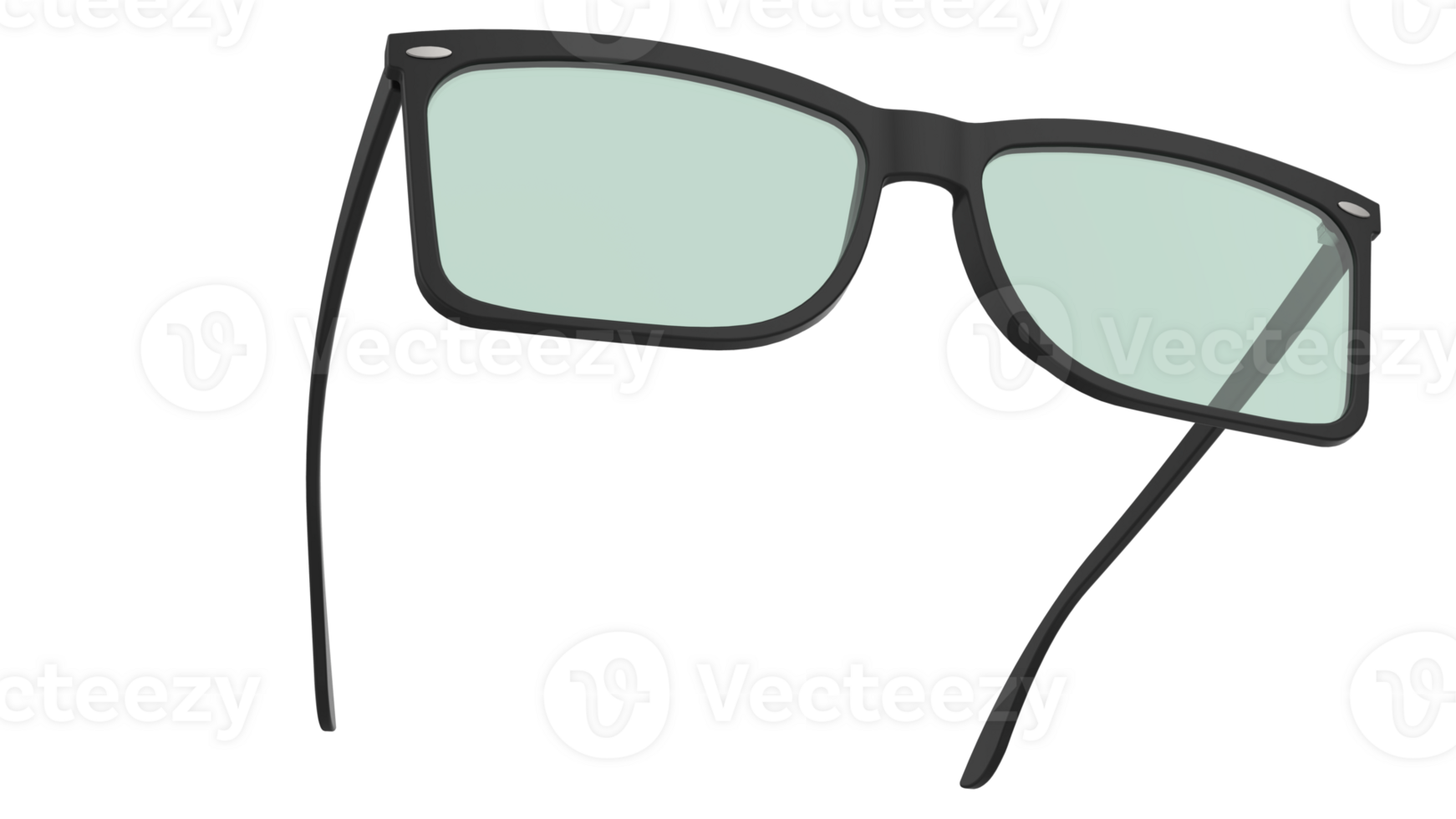 Sun glasses isolated on background. 3d rendering - illustration png