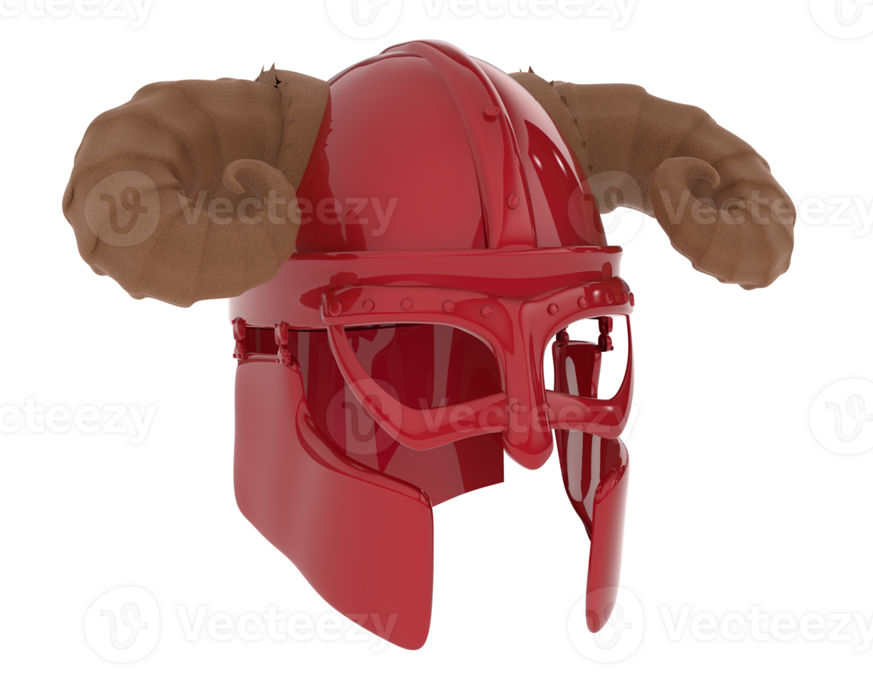 Gladiator helmet isolated on background. 3d rendering - illustration png
