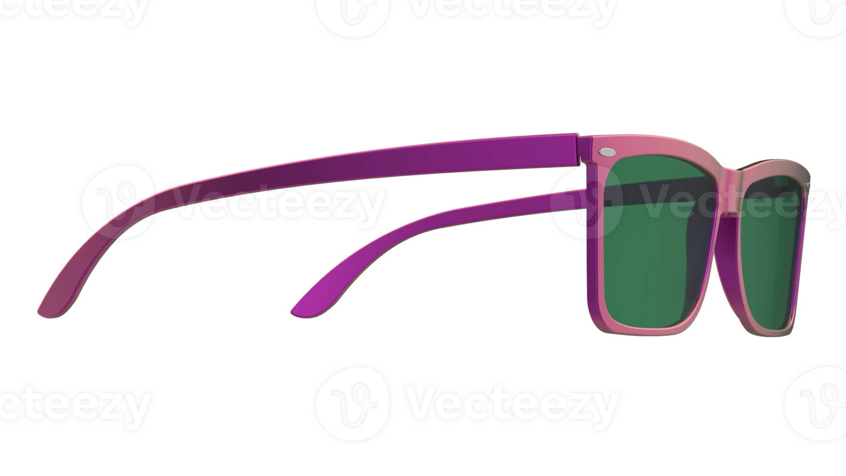 Sun glasses isolated on background. 3d rendering - illustration png